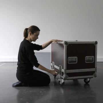 Béatrice Balcou, The K. Miyamoto Boxes, 2016 and Untitled (Artificial Light) Placebo (after a work by Ane Mette Hol), 2017, Vanessa Desclaux and Emilie Renard Collection  (1/4), Ferme du Buisson 