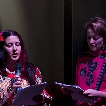 Image du spectacle Nadia Barrientos de Poème à deux voix (Bachelardise)